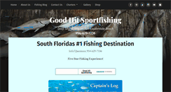 Desktop Screenshot of goodhitsportfishing.com